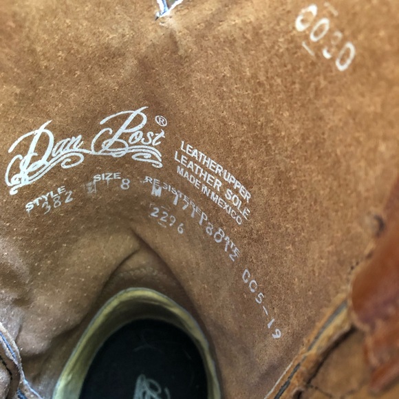 Dan Post Rainbow Python Boots - Picture 6 of 8